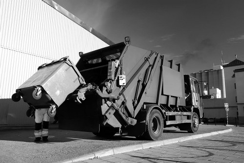 Professional garden waste removal team in Abbey Wood