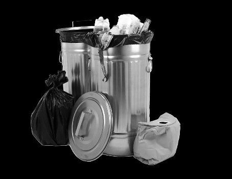 Eco-friendly waste management practices at a construction site
