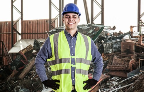Modern waste clearance technology in action